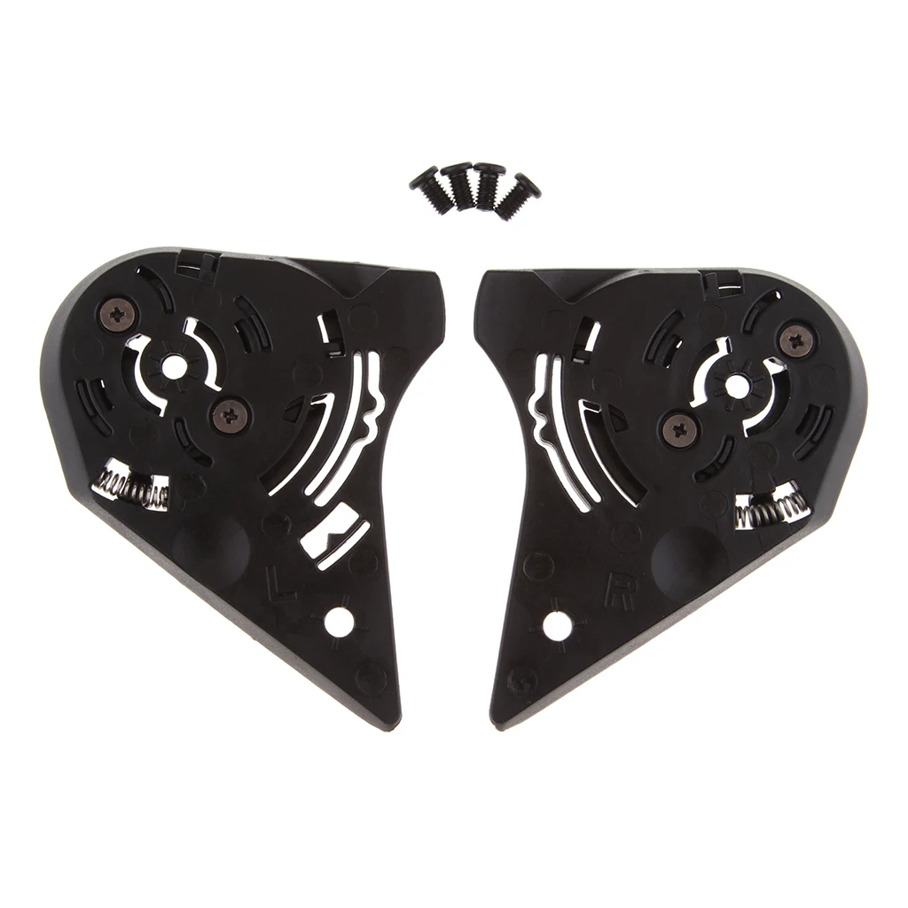 2 Pieces Motorcycle Helmet Lens Visor Base Shield Gear Plate for LS2 FF352
