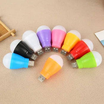 

Mini USB LED Bulb Night Light Round Outdoor Flashlight Emergency Lamp Laptop Computer Energy Saving Reading Light Camping Lamp