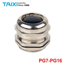 Металлический водонепроницаемый кабельный сросток, медный никелевый фиксированный силикагель головка PG7 PG9 PG11 PG13.5 PG16