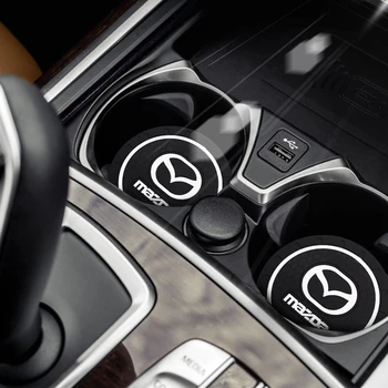 

2pcs Car Styling Water Cup Holder Silicone Coaster For Mazda 2019 2015 3 6 CX-5 CX7 323 CX3 CX-9 MX-5 Car Interior Accessories