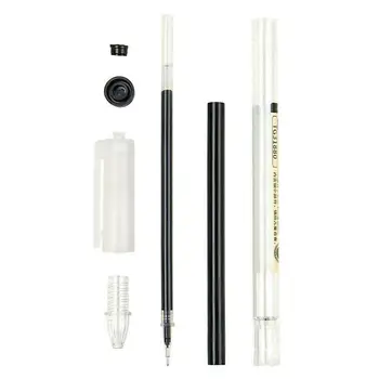 

12 Pcs/set 0.35mm Black/ Red Color Ink Gel Pen Needle Student Supplies Office School Kawaii Stationary Pen X3T9