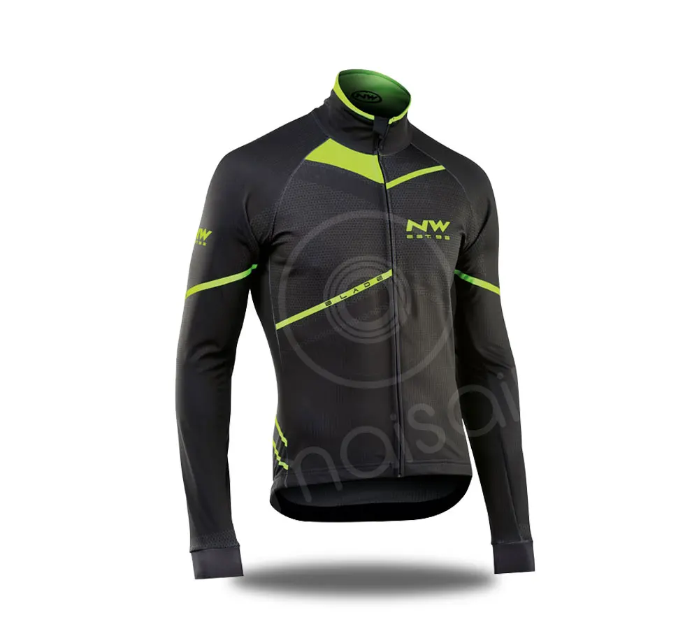 Northwave зимний термальный флис Велоспорт Джерси Набор теплый Ropa Ciclismo для мужчин с длинным рукавом MTB велосипедная одежда триатлонный костюм