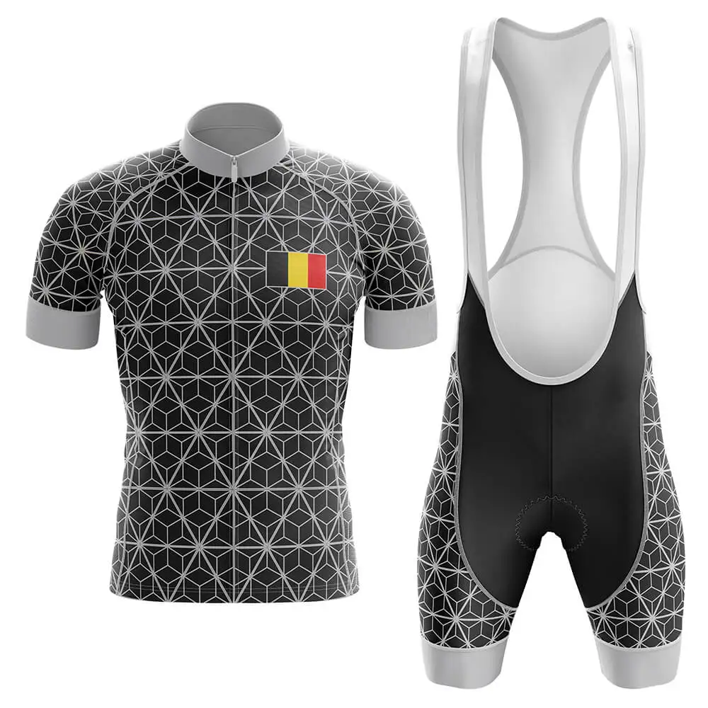 

Wielren Kleding Heren Belgium Style Cycling Jersey Set Summer Quick Dry Bicycle Short Sleeve Gel Pads Cycling Kit Mens Ciclismo