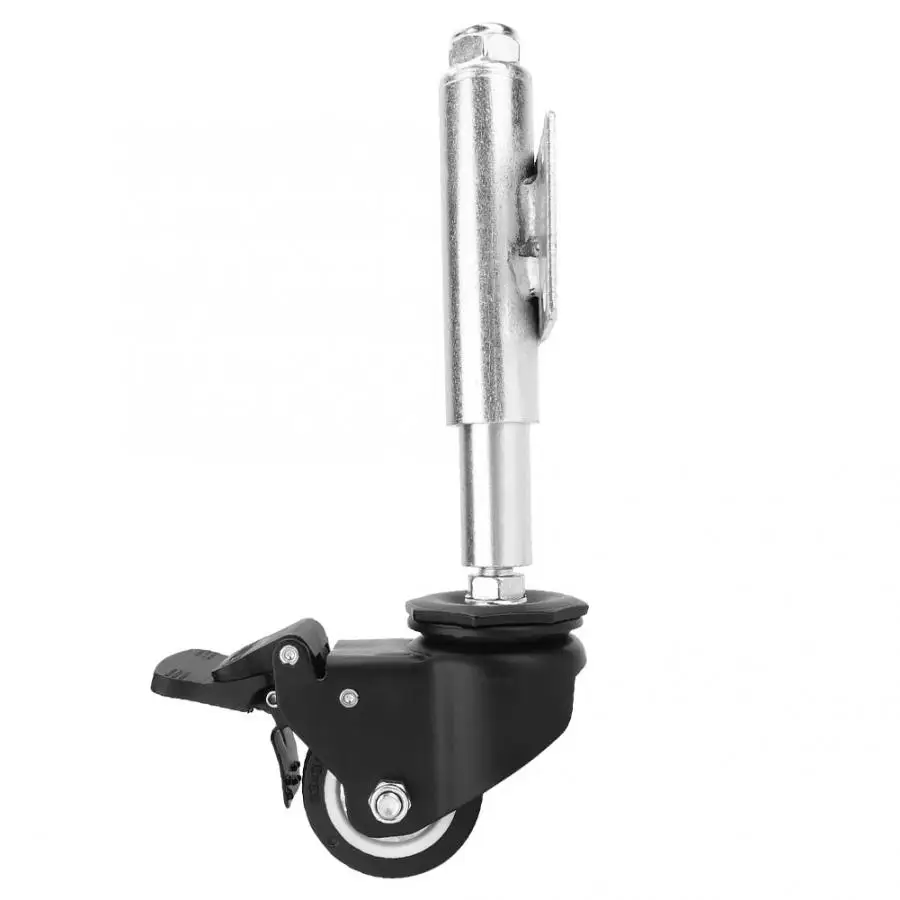 

Caster Wheels Furniture 2in Manganese Steel Bracket TPU Universal Caster Tool Cart Wheel with Brake Wheel For Trolley