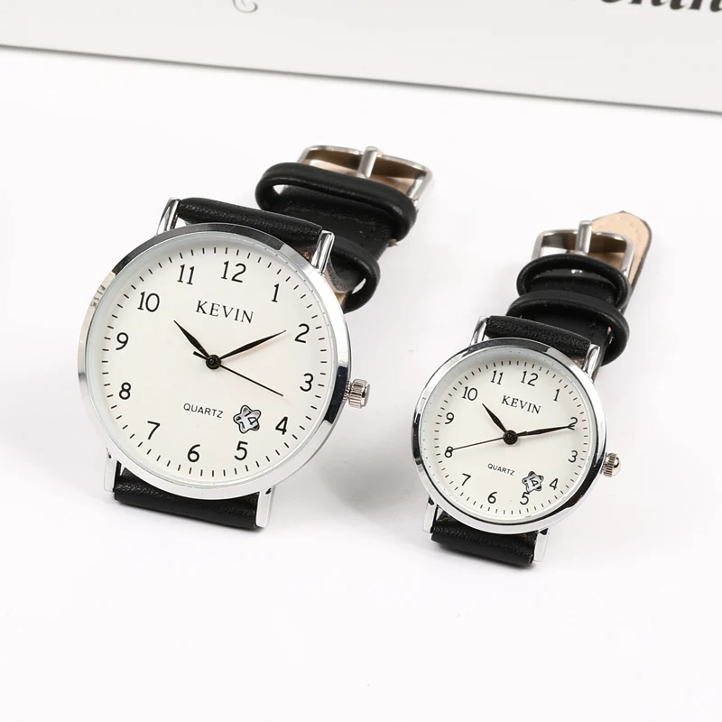KEVIN Brand Fashion Ladies Watches New Arrival Simple Casual Women Watch Men Leather Quartz Wristwatch For 3