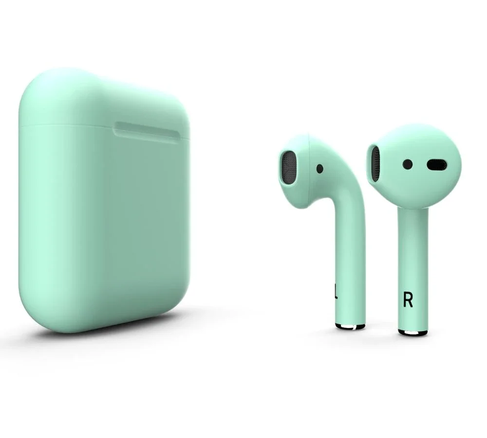 GREEN Оригинальные Tws Bluetooth наушники Hight Version Беспроводные наушники с зарядной коробкой Mini 5,0 стерео 8d наушники для Xiami - Цвет: GREEN