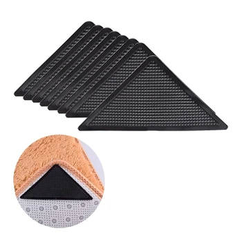 

20 Pcs Anti Slip Rug Grippers for Hardwood Floors,Reusable Non-Trace Eco-Friendly Carpet Gripper for Tile Floors