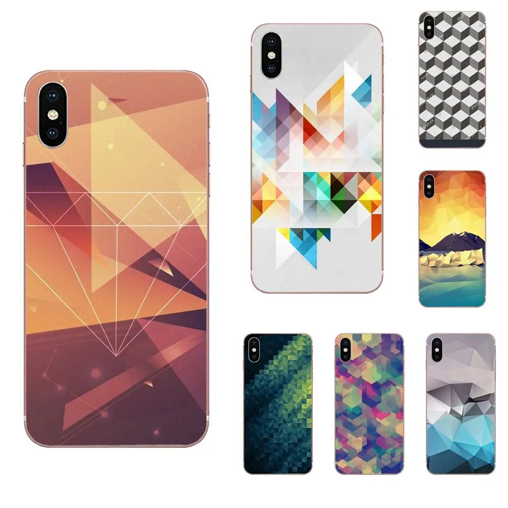 Soft Original For Sony Xperia Z Z1 Z2 Z3 Z4 Z5 compact Mini M2 M4 M5 T3 E3 E5 XA XA1 XZ Premium Fashion Geometric Pattern Color | Мобильные