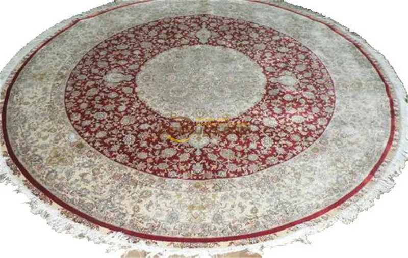 

Silk Persian Rug Oriental Rugs Handwoven Carpets For Living Room Pattern am-12b260l