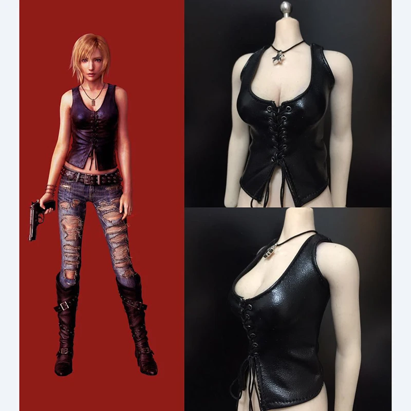 Figure Leather Clothing 1/6 Scale Clothes Ph Ud4.0 Female Soldier Imitation Vest For 12-inch Action Body | Игрушки и хобби