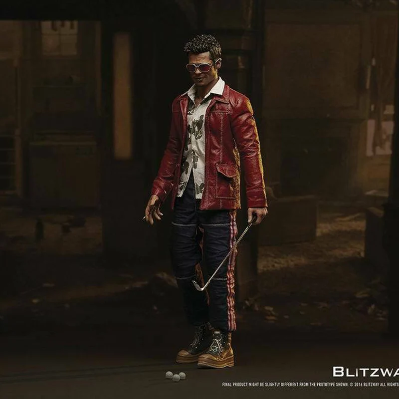 

BLITZWAY 1/6 Scale Action Figure Fight Club Brad Pitt Red Jacket Ver. BW-FC00324 Doll Model Collection Gift