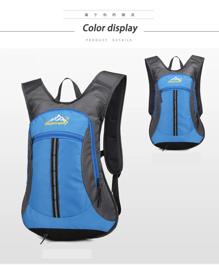15L Nylon Backpack Spors Travel Hiking Cycling Climbing Rucksack Bag Waterproof 