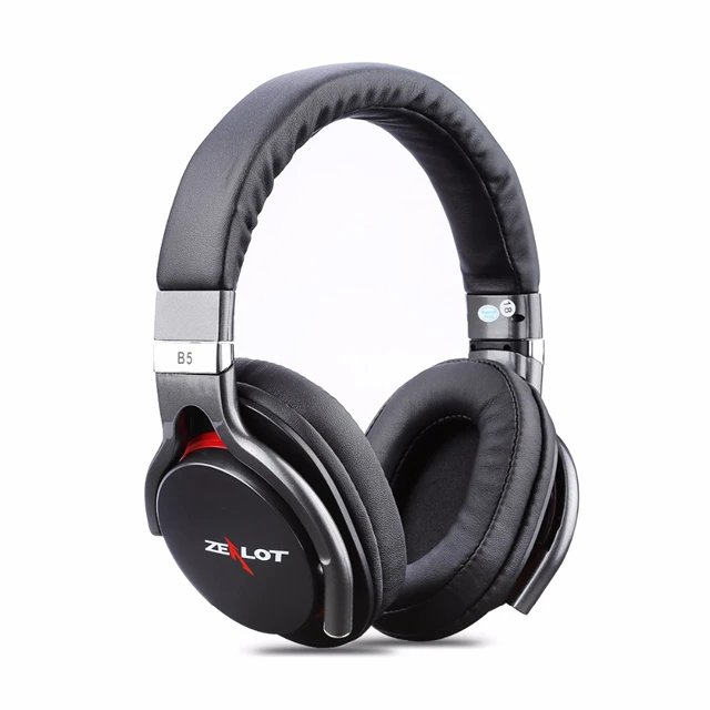 B5 Bluetooth 4,0 Беспроводные наушники стерео Бас APT-X наушники Bluetooth гарнитура с HF микрофоном Поддержка TF слот для карт новые наушники - Цвет: Black