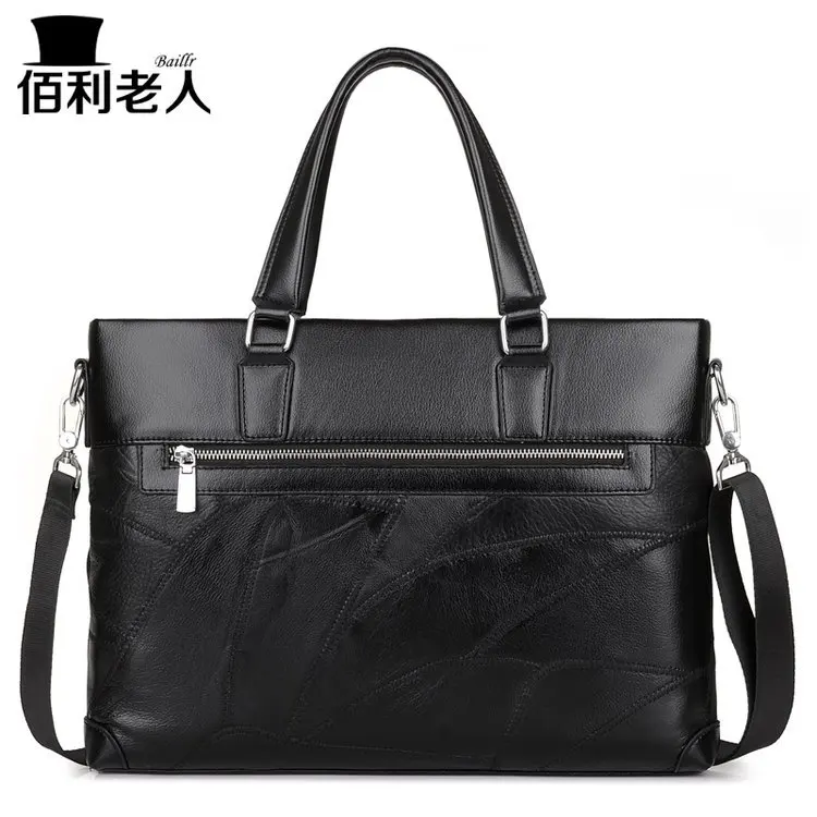 

Men's Bag New Style First Layer Cowhide Leather Single-shoulder Bag Men Business Casual Bag Hand Oblique Large Bag