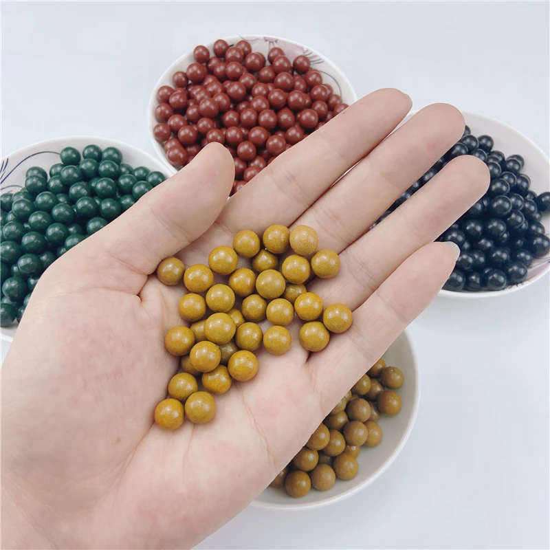 Slingshot Ammo Hard Mud Ball 9-10mm 50/100pcs Outdoor Hunting