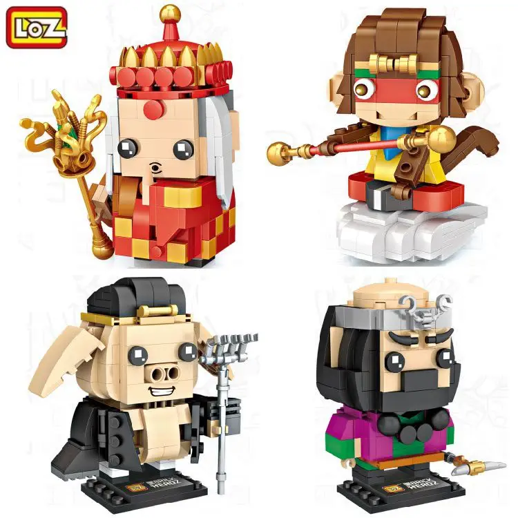 LOZ мини строительные блоки путешествие в Западную пигси Friar Sand Sun Wukong Tripitaker