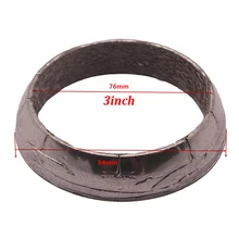 

Universal 3.0" Stainless steel Donut Collector Exhaust Gasket For JDM Acura