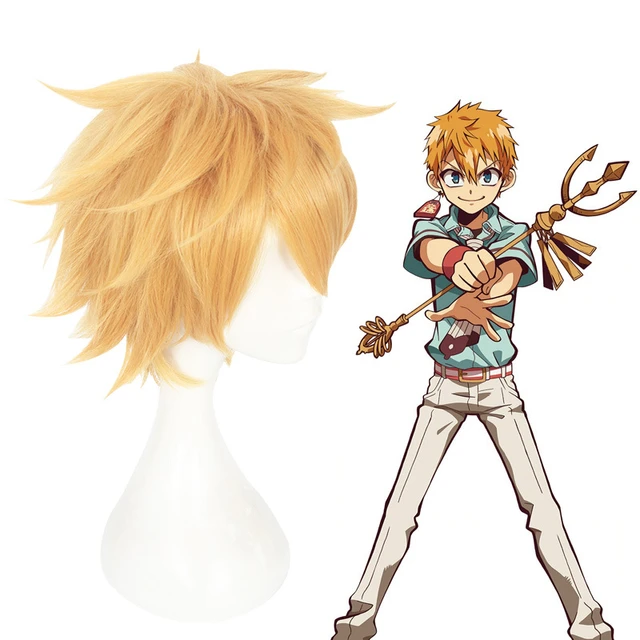 Anime Cosplay Toilet-bound Hanako-kun Minamoto Kou Wig