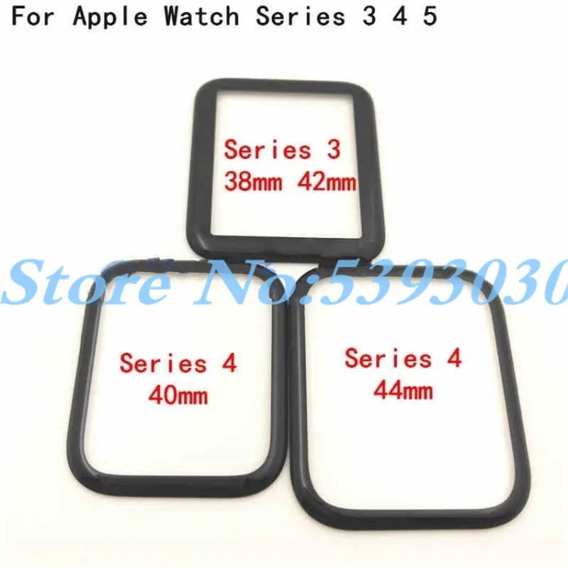 Переднее стекло для Apple Watch Series 3 4 5 38 мм 42 40 44 LCD сенсорный экран внешняя стеклянная