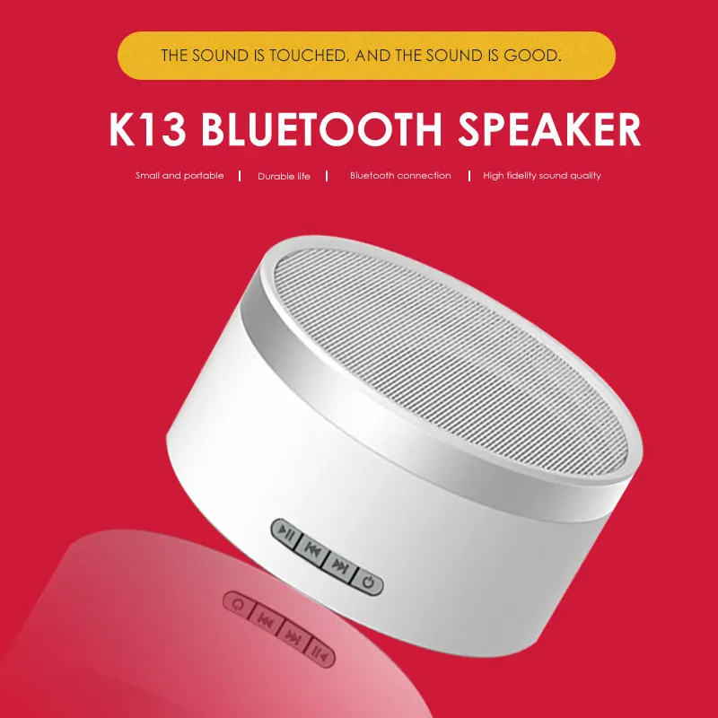 Горячая K13 мини музыкальный плеер HIFI динамики bluetooth спорт смартфон мини беспроводные колонки Мода Открытый