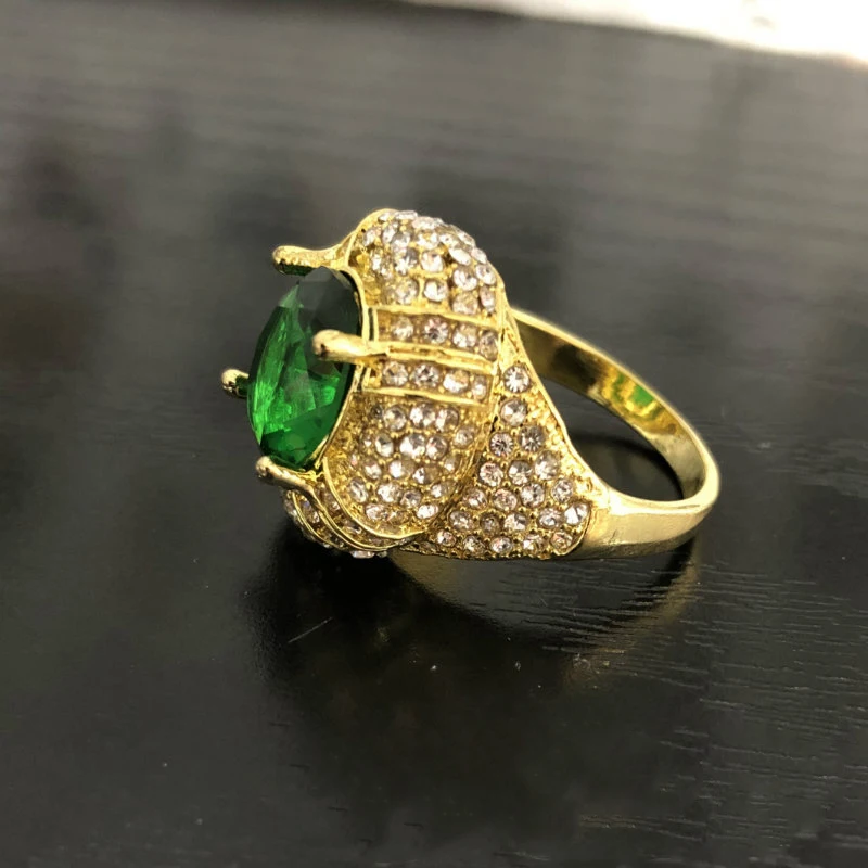 

Sz6-10 Huge Ring Wedding Party Cocktail Jewelry Gorgeous Female Jewelry Glamour Gift