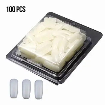 

100PCS Nail Art Removable Practice Tips Training Display Stand Holder Tools New False Nail Tips Practice Training Supplies