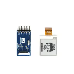 Display de e ink 1.54 com placa adaptadora e tela de papel