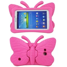 

Friendly EVA Case for Samsung Galaxy Tab 3 P3200 T110 T111 T210 T211 7'' Cartoon Kids Butterfly Full body Children Tablet Cover