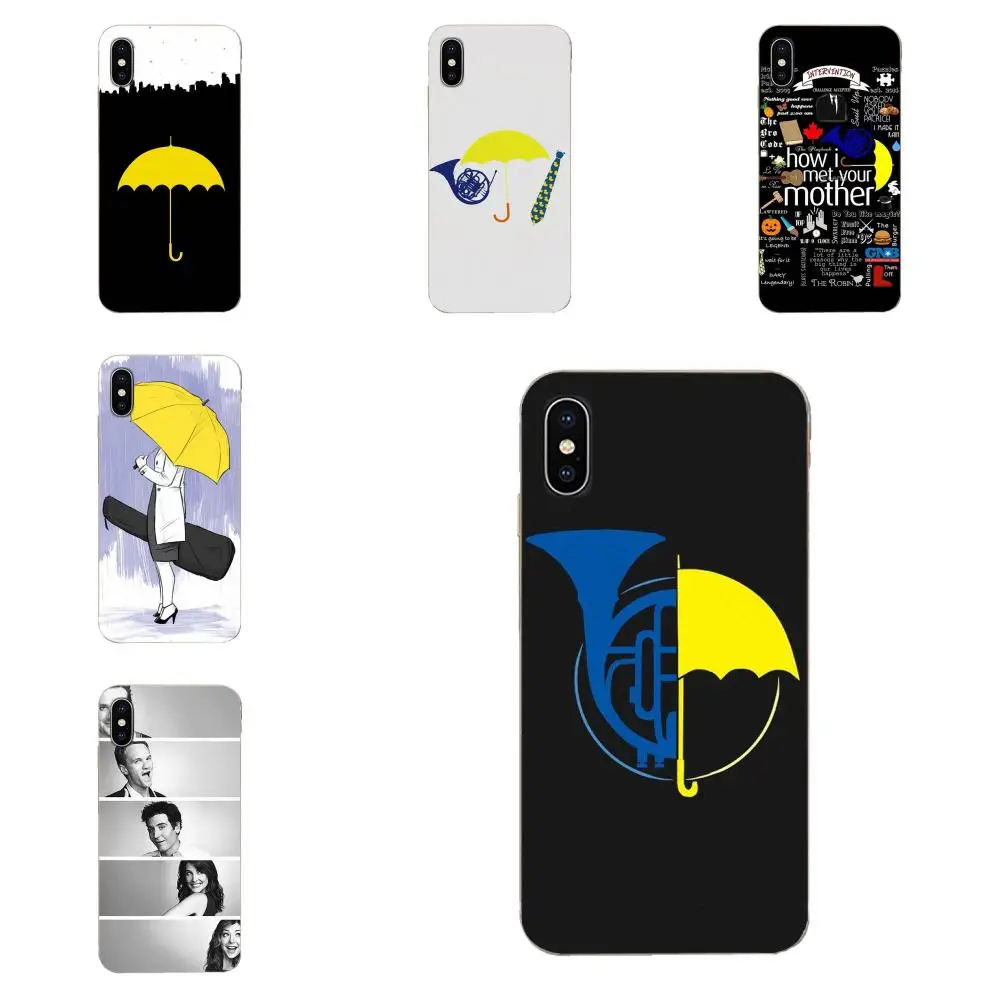 Окрашенные как я встречаю вас мать желтый зонтик для Huawei Honor 4C 5A 5C 5X 6 6A 6X 7 7A 7C 7X 8 8C 8S