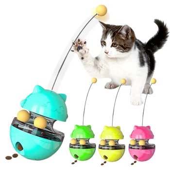 

Fun Tumbler Pets Slow Food Entertainment Toys Attract The Attention Of The Cat Adjustable Snack Mouth Toys For Pet