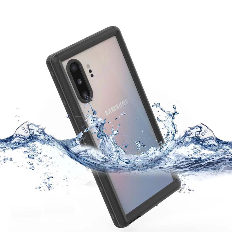 

Real Waterproof Case For Samsung Note 10 Plus 10 + S10 S8 S9 Plus Under Water Diving Water Proof Stand Case For Samsung Note 9 8