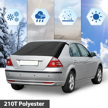 

X Autohaux Magnetic Strap Car Rear Windshield Cover Ice Frost Freeze Sunshade Protection Prevent Snow Ice Sun Shade Dust Frost