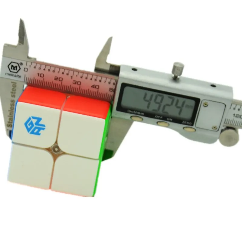 GAN 249 V2 V2Magnetic 2x2x2 многоцветная наклейка без наклеек, магический куб, ультра-Гладкий 2x2 скоростной закручивающийся пазл, детские игрушки, подарок