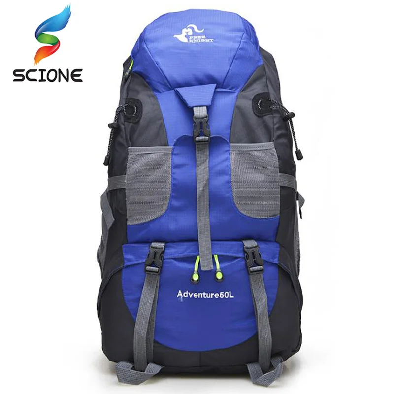  Hot 50L Large Waterproof Climbing Hiking Backpack Rain Cover Bag Camping Mountaineering Backpack Sp - 32857789398