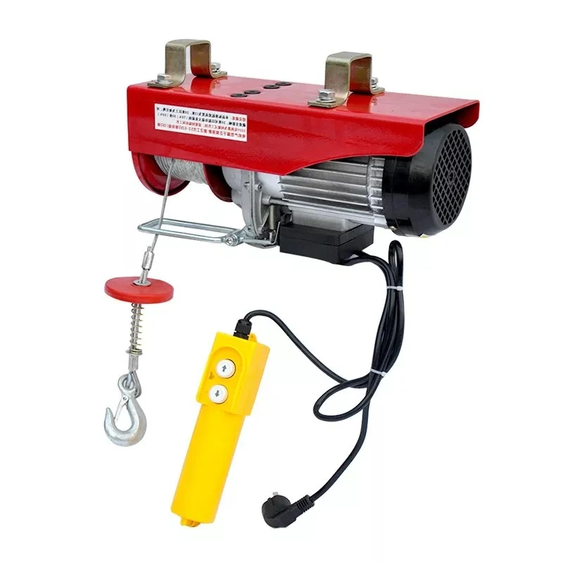 Mini Electric Hoist 220V Small Crane Home 0.5/1T Decoration | Инструменты