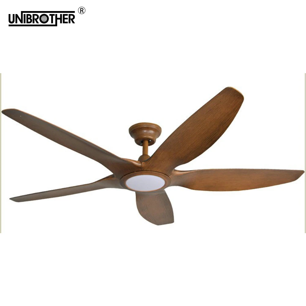 Ventiladores techo de lujo, 5 aspas, de madera, retro, americano, madera creativa, 64 de techo| - AliExpress