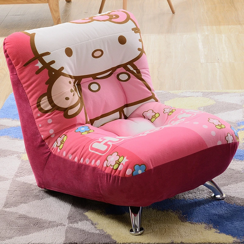 Детский диван, мультяшный детский диван, стул для девочки, милый, для одного человека, мини-принцесса, татами, Бин, сумка, Zitzak, детская спальня, розовый