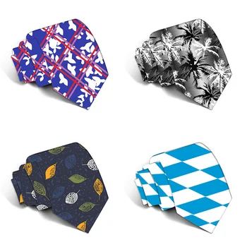 

Classic Men Tie Plaid Neck Ties 8cm Printed Ties for Men Formal Wear Business Suit Wedding Party Gravatas 5LD11