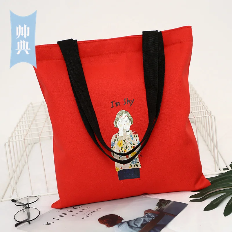 Стиль Простой Школьный холщовый мешок хозяйственная сумка корейский стиль модная сумка на одно плечо для женщин Настраиваемый журнал