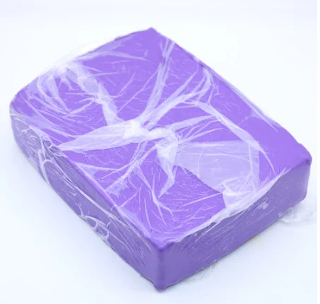 purple DIY Профессиональная мягкая форма для выпечки, полимерная глина, фигурка куклы, ручная печать для ног, синие скульптурные керамические игрушки, моделирование, 1 кг/упаковка, 15 цветов - Цвет: purple