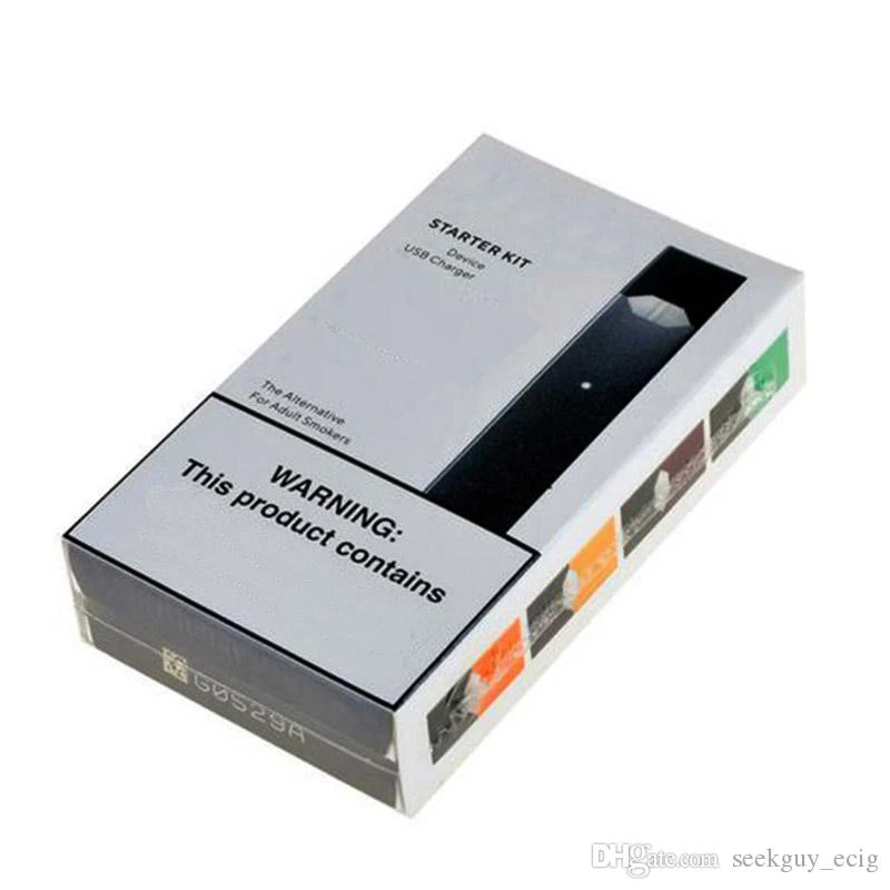 

Portable Juul Device Built-in 200mAh Battery LED Power Indicating Pod System Electronic Cigarette Vape Pen Kit without Pods