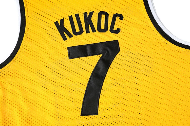 Movie version Croatia JUGOPLASTIKA 7 KUKOC embroidery outdoor quick-drying breathable basketball jersey No.7 basketball jerseys