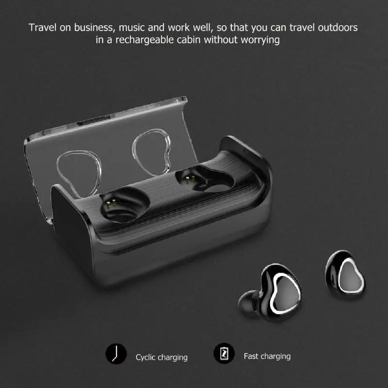 TWS-7 мини беспроводная Bluetooth V5.0 стерео гарнитура вкладыши в уши для наушников с зарядным устройством для Xiaomi Iphone huawei