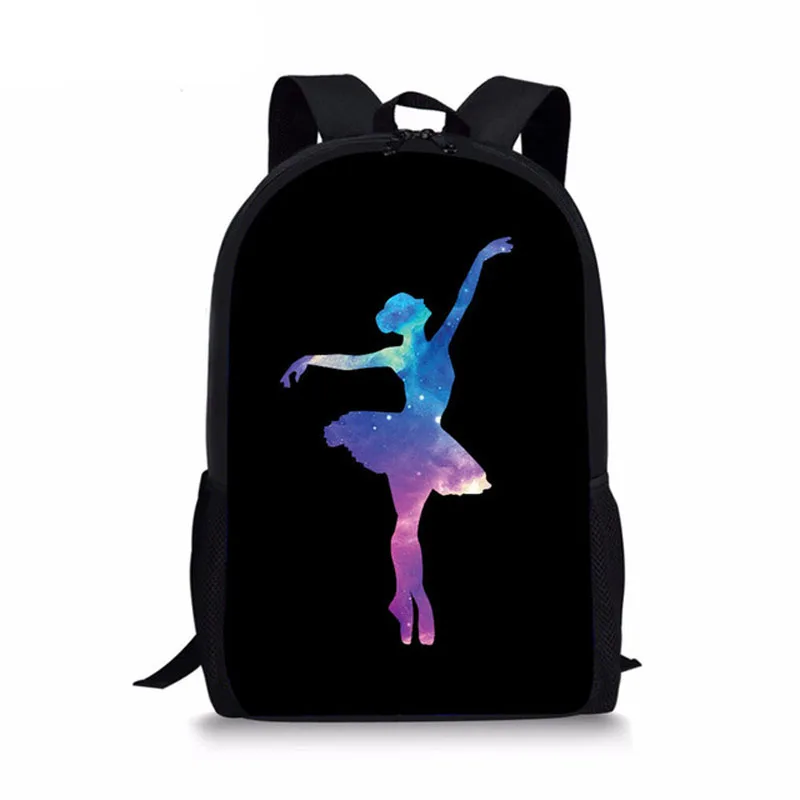 Kids Backpack School-Bags Primary Girls Students Children for Ballet Shoe-Pattern Casual
