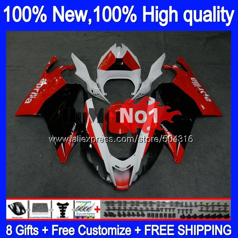 Средства ухода за кожей для Aprilia RSV1000R Mille RV60 RSV1000RR РСВ 1000 8MC. 16 RSV1000 R RR 2003 2004 2005 2006 03 04 05 06 красный черный обтекатель - Цвет: No. 1
