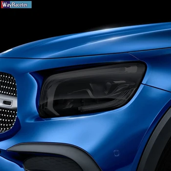 

2 Pcs Car Headlight Protective Film Headlamp Transparent Black TPU Sticker For Mercedes Benz GLB Class X247 2019 2020 Accessorie