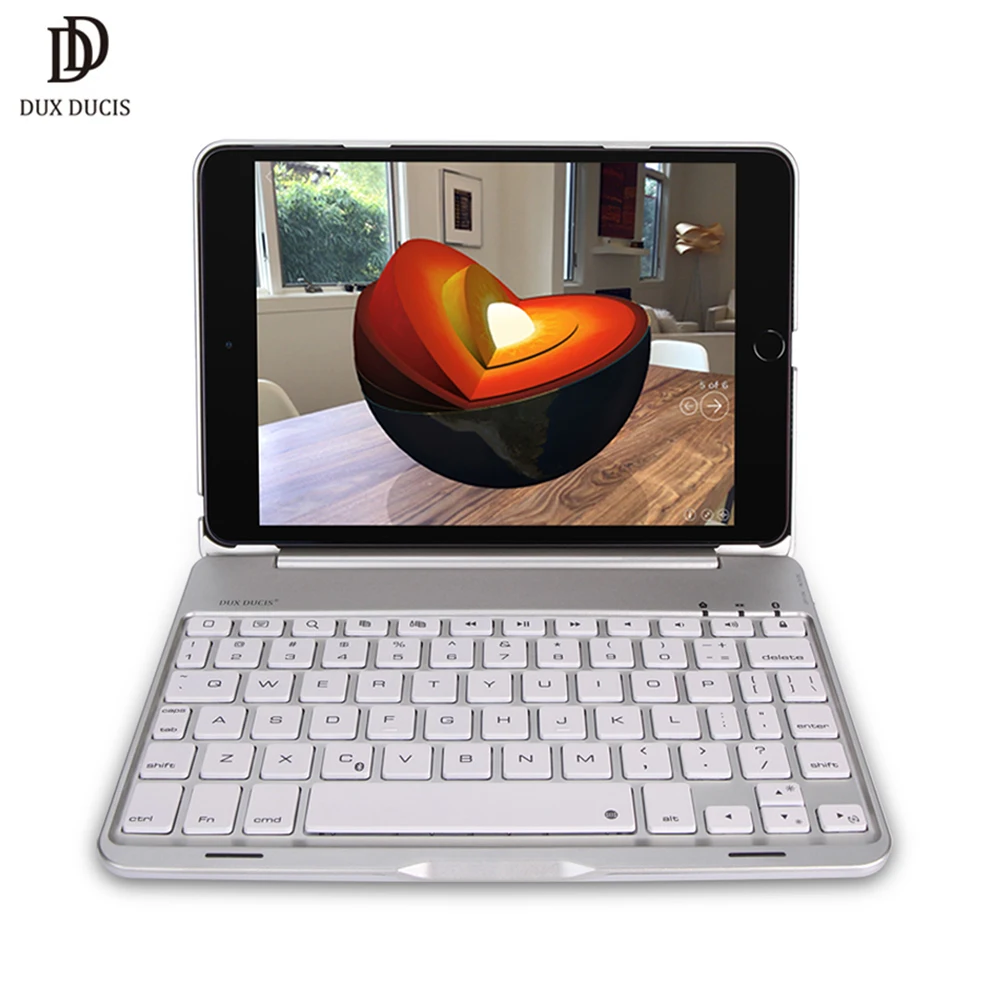 

DUX DUCIS Wireless Keyboard Case for iPad Mini 5 2019 Bluetooth Smart Folding Tablet Cover for iPad Mini 5 4 Mini 2019 7.9 inch