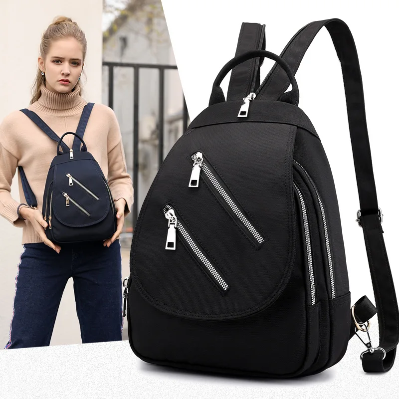 

Multi-functional Nylon Shoulder Shoulder Chest And Back Schoolbag Women's Outdoor Travel Anti-Theft WOMEN'S Handbag