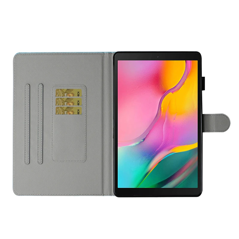 caso SM-T290 bonito dos desenhos animados capa