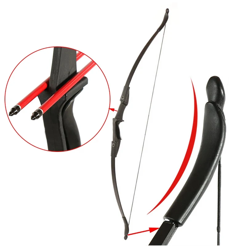 Arc Adulte AMEYXGS Take Down Arc Classique Avec Flèches Set 58" Arc Arc De Chasse Adulte Puissant